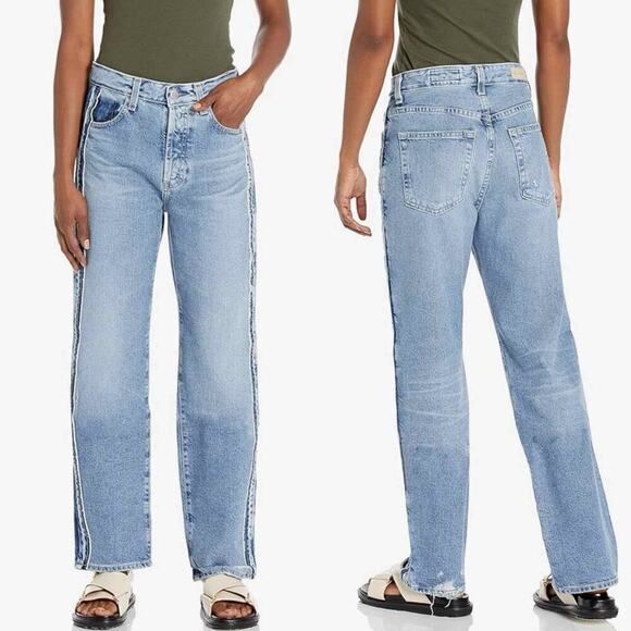 AG Adriano Goldschmied Alexxis Vintage High Rise Straight Jean Size 31 - Picture 6 of 14